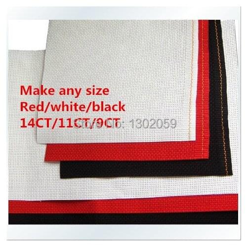 Available Fabric 150X50cm Or Make Any Size Embroidery 14CT/11CT/9CT Aida Cloth Canvas Cross Stitch