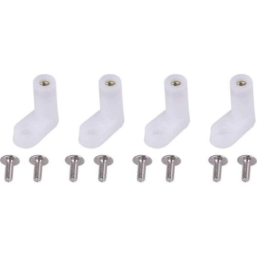 JABS 100 PCB Feet White Plastic L-Shaped Feet Used to Fix the Plastic L Feet of the Game Console Motherboard