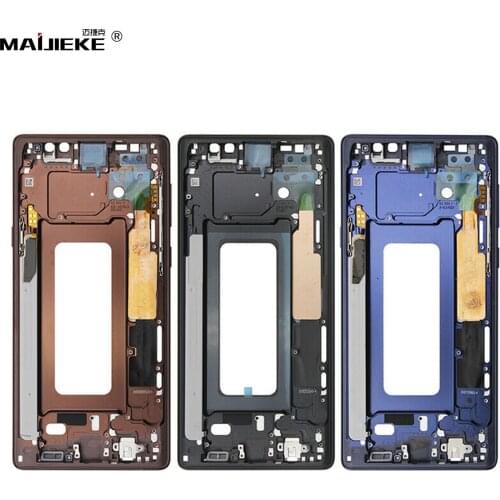 Housing Board LCD Mid Face plate Bezel Replacement For Samsung Galaxy Note 9 N960 Middle Frame Plate Repair Spare Part