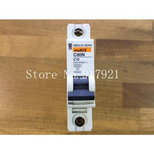 [ZOB] The original C60N C10 240/415V 1P10A 25802 circuit breaker --10PCS/LOT