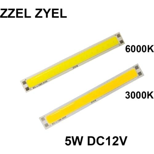 ZZEL ZYEL COB LED CHIPS Strip Factory Sale Ultra Bright LED Bulb DC12V 5W1298-0404 Rectangle LED Lighting Source