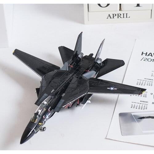1/72 Scale F14 Tomcat F-14A Alloy Airplane Model USA Navy VX-4 Fighter Aircraft Metal Diecast & Toy Plane for Collectible Gift