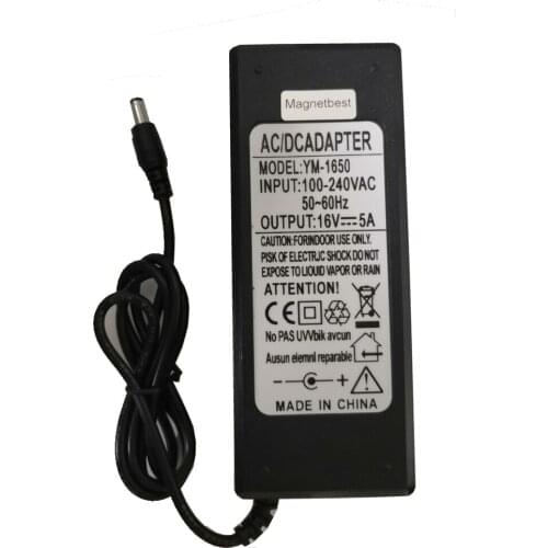 16V5A switching power supply charger 16V 5A 80W AC DC Adaptor For LED Light CCTV For Speaker sound DC 5.5*2.5/5.5*2.1 mm