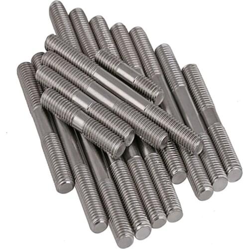 2pcs M3M4M5M6M8M10 stainless steel extended equal length stud screw through the wall screw rod