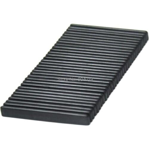 50pcs Universal Ukulele Bridge Lower Nut Saddles Plastic Black