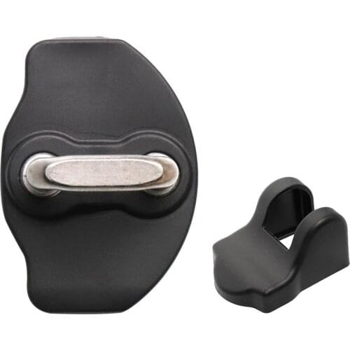 6Pcs/Set Car Auto Door Lock Cover Buckle Protective Cover for Tesla Model 3 Car Accessories Professional Spare Parts