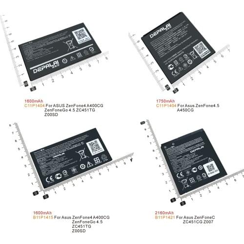 C11P1404 B11P1415 B11P1421 Battery For ASUS ZenFone 4 A400CG ZenFoneGo 4.5 ZC451TG A450CG ZenFoneC ZC451CG Z007