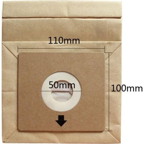 M7DF Vacuum Cleaner Paper Bag/Dust Collecting Bag Premium Replacement Board Size 10x11cm