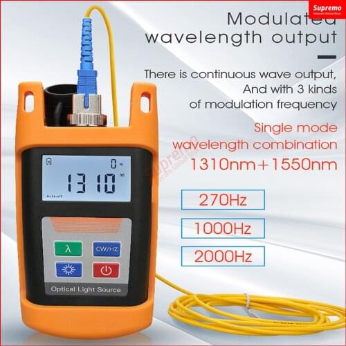 COMPTYCO Optical power meter and Optical Light Source Singlemode 1310/1550nm FTTH Test Tool