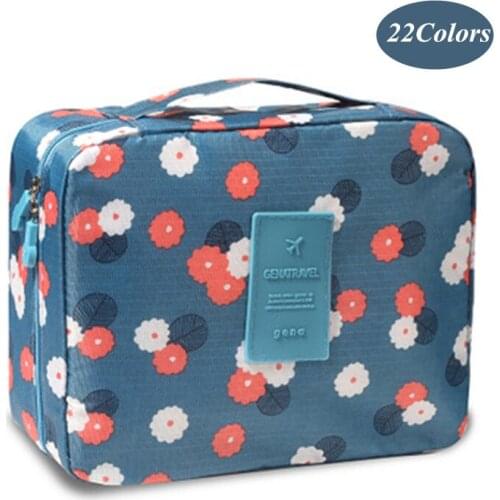 New Travel Cosmetic Bags Waterproof Polyester Multifunction Makeup Storage Bag High Quality Toiletry Bag For Men Women