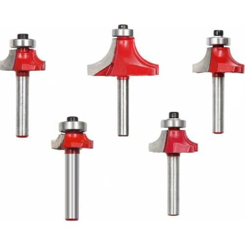 New Lock Miter Router Bit Flush Trim 8Inch Shank Woodworking Tenon Milling Cutter Tool Drilling Milling For Wood wood cone