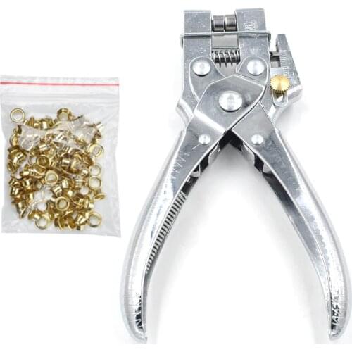 5mm eyelets installation tool Leverage pliers Metal stomatal rivet. Button mold Color paint eyelets. Buy tools send 100eyelets