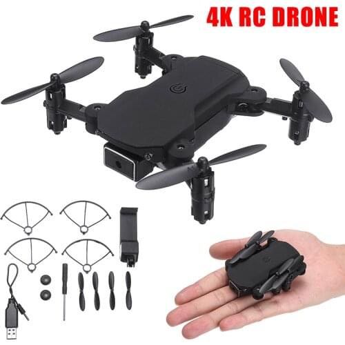 MAYITR 1pc Foldable Professional 4K Drone 1080P HD Quadcopter Mini Dual Camera Folding UAV Aerial Photography