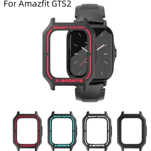 Fashion Slim PC Case Watch Cover Screen Protector for Huami Amazfit GTS2 Protective Case Shell