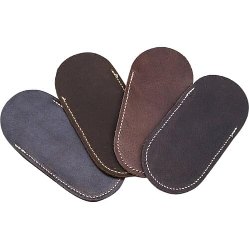 Outdoor 10 To 13cm Scabbard Storage Cover Sleeve Accessories Carrying First Layer Cowhide Durable Easy Use Folding Knife Case