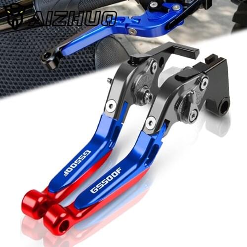 Motorcycle FOR SUZUKI GS500F GS500 F 2004-2006 2007 2008 2009 CNC Aluminum Clutch Brake Levers Foldable Adjustable Accessories