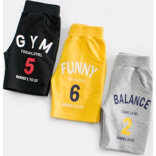 2-9 Years Summer Children Shorts Cotton For Boys Short Toddler Panties Kids Beach Short Casual Sports Pants Baby Boys