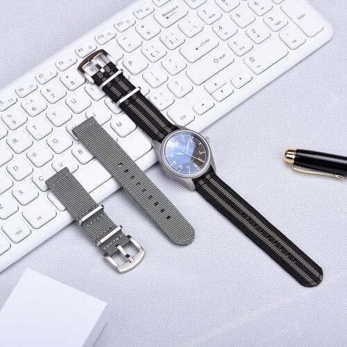 5 Color Nylon Watch Band Striped Nato Strap 20mm 22mm Universal For Army Sport Watch Band For James Bond 007 Watch Strap Replace