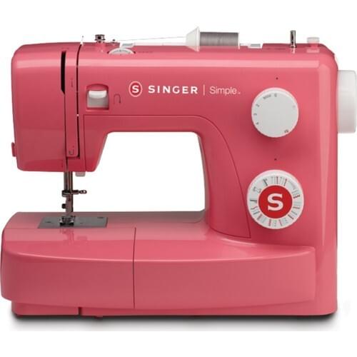SINGER Simple Sewing Machine (3223) Overlock Hemming and 23 more Built In Stitches 4 Step Button and Buttonholes Easy to Use