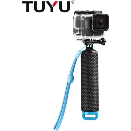 TUYU Waterproof Floating Hand Grip Antislip Sport Floaty Bobber for GoPro Hero9 8 7 6 5 Sjcam Yi Lite 4K Action Camera Accessory