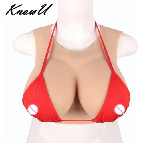 KnowU G Cup Silicone Breast Forms Fake Nipples Crossdresser Transgender Shemale Drag Queen Cosplay Transvestites