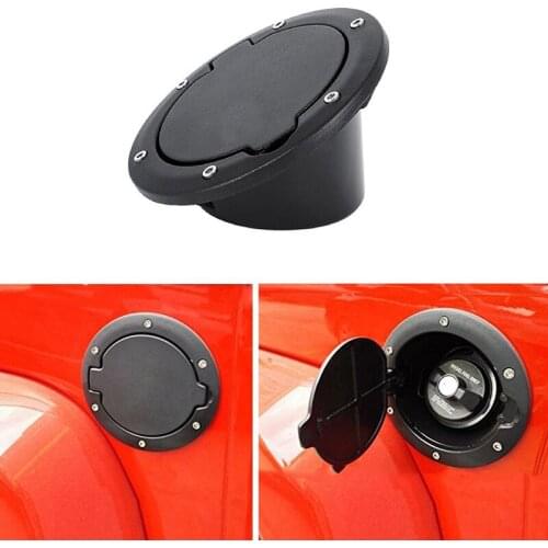 Fuel Filler Oil Gas Tank Cap Cover 2/4 Door For Jeep Wrangler JK/Unlimited Accessories Gas Tank Cap Cover Door Fuel Filler Door