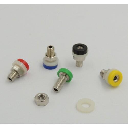 10Pcs 2mm Terminal Connector ADAPTER Binding Post female Banana Plug Jack Mount Panel Socket