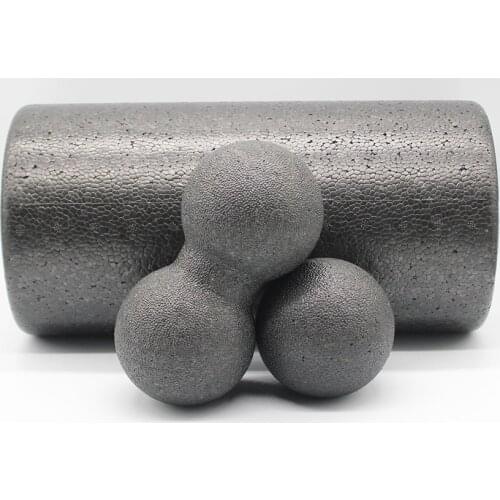 3 Pcs Women Yoga Foam Block Roller Massage Peanut Fitness Ball Set Massage Roller Ball Therapy Relax Exercise Yoga Equipment