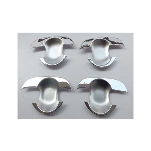 For Suzuki SX4 2006-2011 Automobile ABS Chrome Door Handle Bowl Cover Car Styling Stickers Accessories 4 Pcs