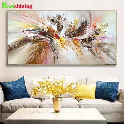 5D DIY Diamond Painting Colorful Abstract Wall Art Cross Stitch Mosaic Full Square Round Drill Embroidery Rhinestones N2253