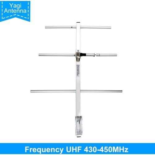 Yagi Antenna UHF430-450MHz 7DBd SO239 Connector Yagi Gamma Antenna fit for TYT Baofeng UV-5R UV-82 UVBF-888S UHF Walkie Talkie