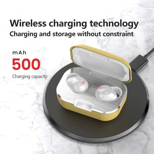 N70 True Wireless Stereo Bluetooth 5.0 Headset Supports Wireless Charger Touch In-Ear Automatic Pairing Earbuds Sports Earphone