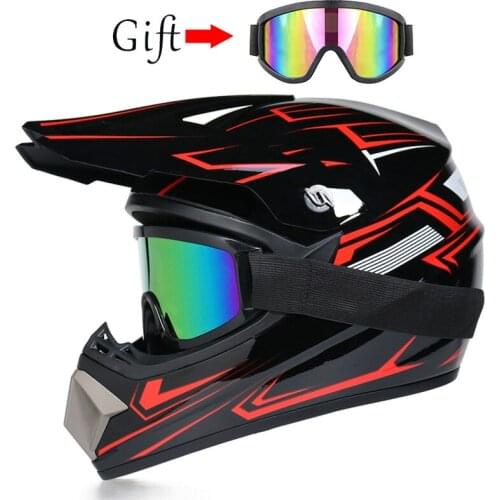Children Motocross Downhill Mountain Helmet Dirt Bike Atv Motorcycle Racing Off-road Full Face Motorcycle Helmet Casco