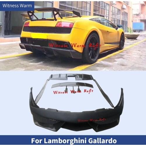 FRP/Carbon Fiber Front bumper Side Skirts apron Rear diffuser Wings Spoiler For Lamborghini Gallardo LP550 LP560 LP570 body kit