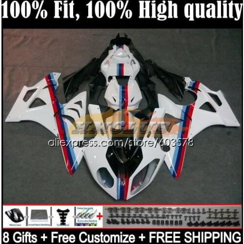 Injection For BMW S1000RR 2009 2010 2011 2012 2013 2014 44CL.9 S 1000 RR 1000RR S1000 RR 09 10 11 12 13 14 Fairing Stock white