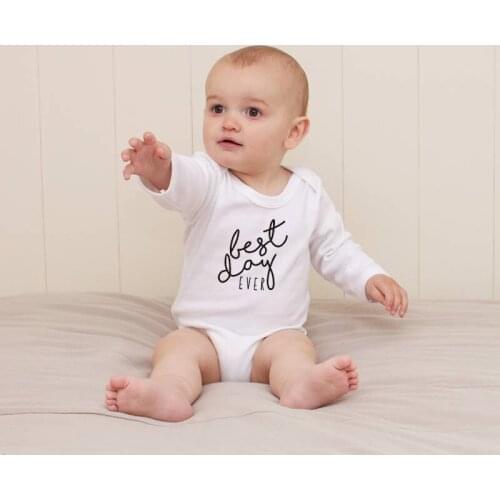 Letter Printing Newborn Baby Clothes girl Long Sleeve Romper Baby Clothing Toddler Infant Kids Boys Jumpsuit Outfits