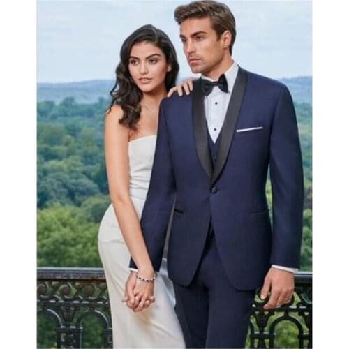 New Classic Mens Suit Smolking Noivo Terno Slim Fit Easculino Evening Suits for Men Groom Wedding Formal Latest Coat Pant Luxur