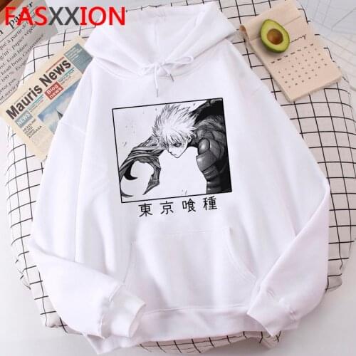 Tokyo Ghoul hoodies men anime plus size Korea grunge male pullover hip hop