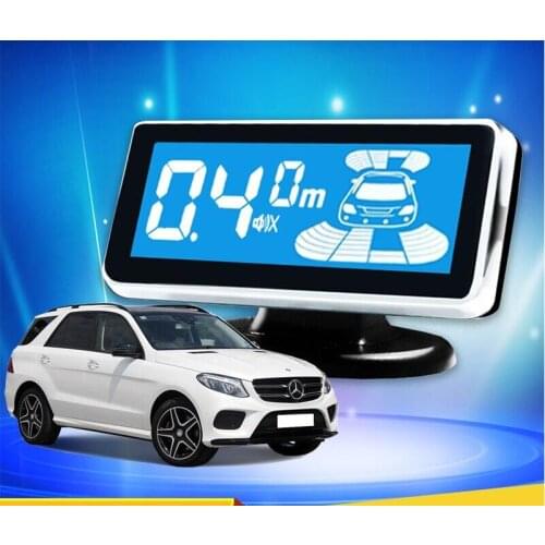 Original parking Sensor led monitor parking detection 12v 4 ultrasonic sensor LED with speaker reverse radar sensor PDC system