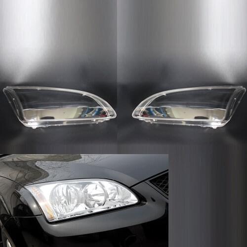 2 Pcs Left + Right Car Front Headlight Lens Light Cover Lampshade Shell Accessories Fit For Ford Focus 2005 2006 2007 2008