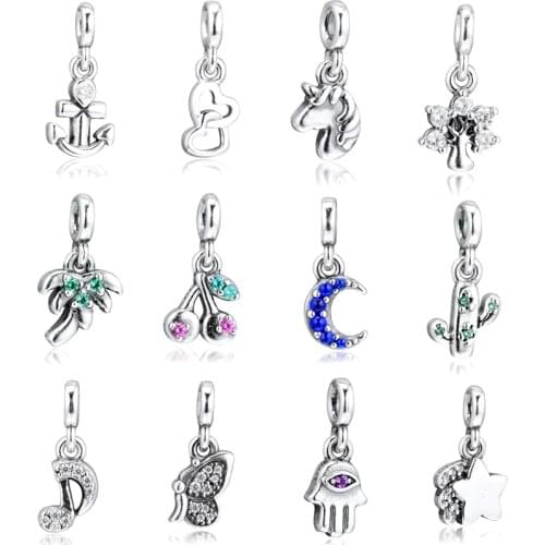 Fit Me Bracelets Genuine 925 Sterling Silver Beads Me Series Charms Small Hole Mini Jewelry for Women DIY Making berloques