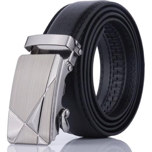 1pcs/Lot Casual Mens Leather Belts Automatic Belt Buckle Dress Waist Belt Strap Waistbelt Dropshipping Wholesale PD-004