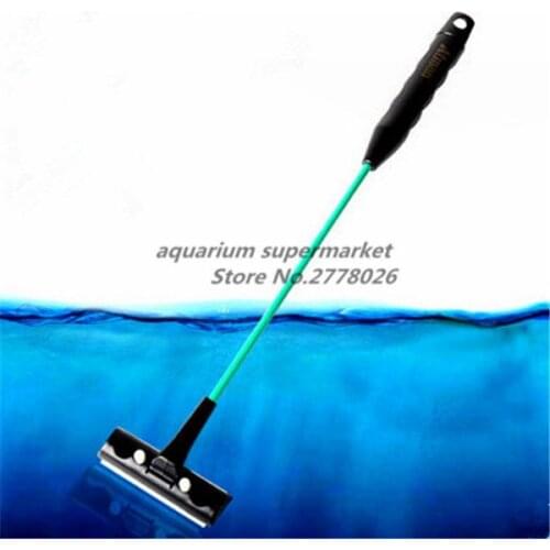 HONGYI 1 piece glass easy to use long handle algae scraper fish tank scraper cleaning tool for aquarium