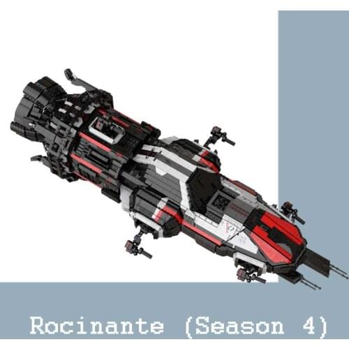 Starship high tech MOC building block creative space series gift toys Rocinante model spaceship