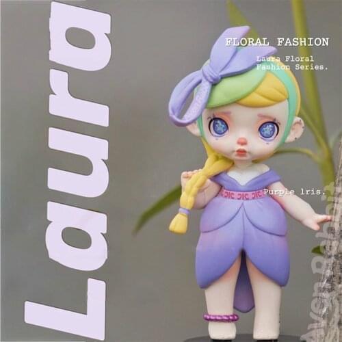 Laura Floral Blind Box Toys Guess Bag Caja Ciega Blind Bag Toy for Girl Kawaii Figures Cute Flowers Model Birthday Gift Surprise
