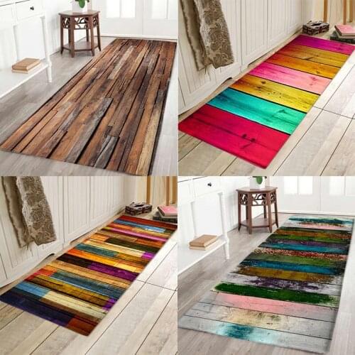 Plate, wood print, flannel, non-skid, absorbent home, entry, bathroom, kitchen, bedside