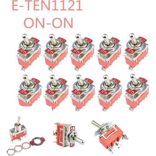 1PCS E-TEN1121 15A 250VAC 3PIN ON-ON Toggle switch Rocker switch The power switch micro switch