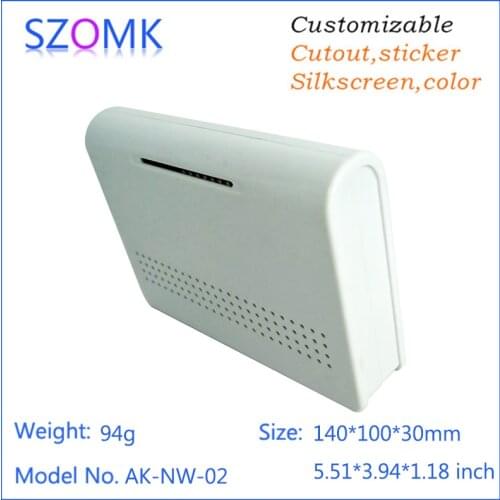 10 pcs) SZOMK electronics enclosure manufacture housing for electronics abs plastic material 140*100*30 mm 5.5*3.9*1.2 inch