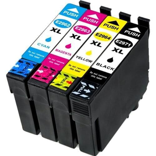 1BK+1C+1M+1Y Compatible Ink Cartridge For EPSON T2971 T2962 T2963 T2964 XP-231 XP-431 XP-241 XP-441 Printer