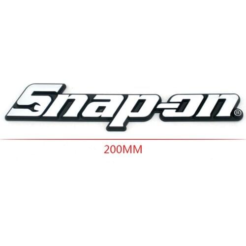 3D brand logo design Snap On Tools box Plastic Chrome Emblem Badge Logo sticker